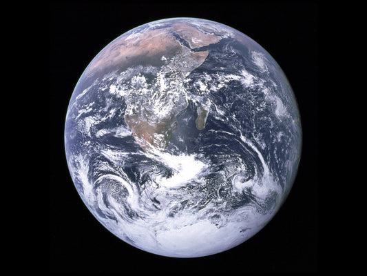The Death of Mission-Driven Brands: retro photo of the earth from space